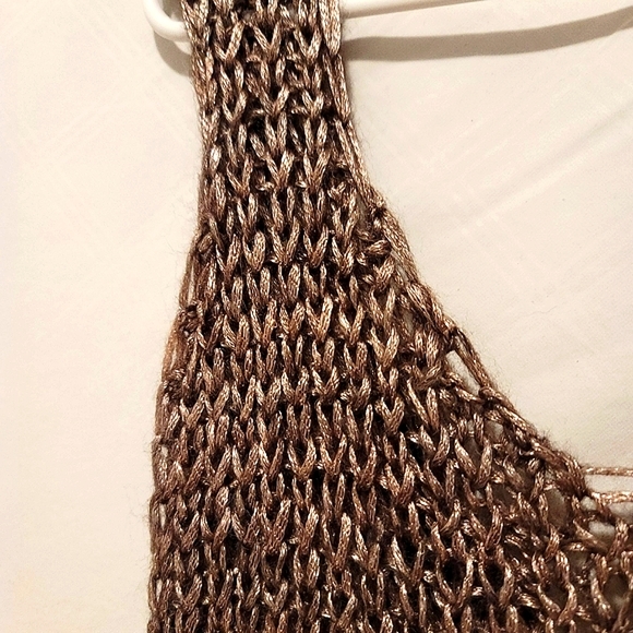 Dress crochet/ brown / handmade. I DO NOT ACCEPT RETURNS - Picture 5 of 5